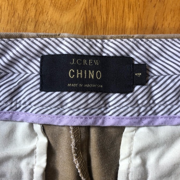 J. Crew Women’s 3” Chino Shorts Khaki Size 4 - Picture 3 of 4